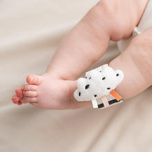 Load image into Gallery viewer, Baby with Done by Deer Wrist Rattle Happy Clouds - 2 Pack