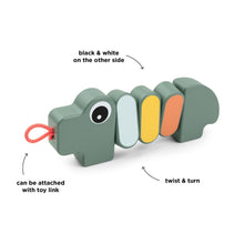 Load image into Gallery viewer, Done by Deer Twist and Turn Croco Green