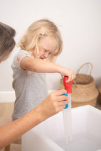 Load image into Gallery viewer, girl playing with Tickit Measuring Pipettes 30ml - Pack of 4