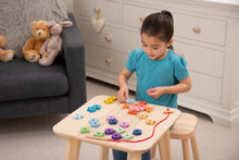 Load image into Gallery viewer, Rainbow Wooden Lacing Shapes