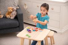 Load image into Gallery viewer, Rainbow Wooden Lacing Shapes