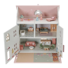 Load image into Gallery viewer, Little dutch wooden dolls house with the furniture included
