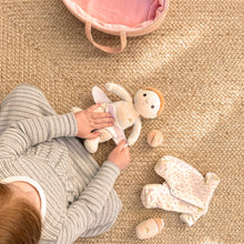 Load image into Gallery viewer, Child playing with Binky Dinky Pickle and Peach Carrycot