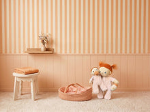 Load image into Gallery viewer, Binky Dinky Pickle and Peach Carrycot and friend