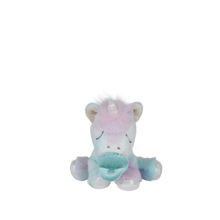 Load image into Gallery viewer, Pastel-colored unicorn plush toy on a white background