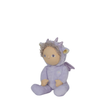 Load image into Gallery viewer, Plush toy dragon with a white background