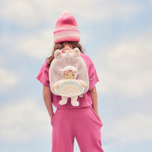 Load image into Gallery viewer, person with plush backpack with doll