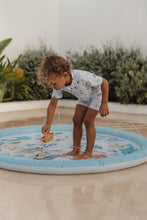 Load image into Gallery viewer, Sprinkler Water Play Mat - Ocean Dreams Blue