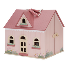 Load image into Gallery viewer, Portable Wooden Doll's House