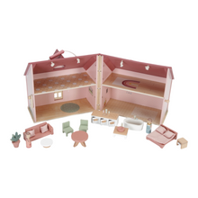 Load image into Gallery viewer, Portable Wooden Doll's House