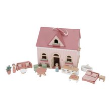 Load image into Gallery viewer, Portable Wooden Doll's House
