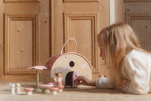 Load image into Gallery viewer, girl playing with Little dutch Fairy Garden Doll House
