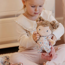 Load image into Gallery viewer, girl playing with Little Dutch Baby Doll Rosa with Carrycot