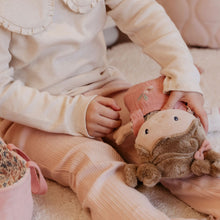 Load image into Gallery viewer, girl playing with Little Dutch Baby Doll Rosa with Carrycot