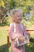 Load image into Gallery viewer, child with bug Box Fairy Garden with Magnifier