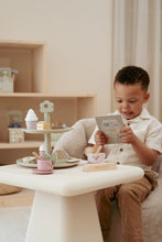 Load image into Gallery viewer, boy playng with Little dutch Wooden Cake Stand