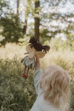 Load image into Gallery viewer, Little Dutch Fairy Garden Evi toy fairy Child holding a fairy doll in a forest setting