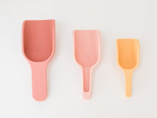 Load image into Gallery viewer, Play Tray Coral, Pink and Yellow Nesting Scoop Set