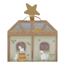 Load image into Gallery viewer, Decorative toy barn with animals on a white background
