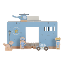 Load image into Gallery viewer, back of wooden police station