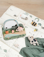 Load image into Gallery viewer, Done by deer Tiny Farm - Piggy - Tummy Time Sensory Mirror