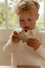 Load image into Gallery viewer, Boy playing with Little Dutch Slicing Vegetables and cutting vegetables