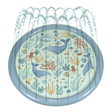 Load image into Gallery viewer, Sprinkler Water Play Mat - Ocean Dreams Blue