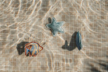 Load image into Gallery viewer, Little dutch Ocean World Dive Figures Set of three ocean-themed weighted learn to swim aids: a whale, a starfish, and a fish