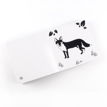 Load image into Gallery viewer, The Little Black & White Book Project  Sensory  educational  Book  Black and white  Black & White Book Project  Baby  Brilliant animals of Great Britain  Animals