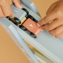 Load image into Gallery viewer, Little Dutch Ramp Car Racers on the starting block