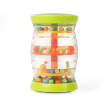 Load image into Gallery viewer, Rainboshaker Rainbow shaker Textured Texture Sound Shaker Sensory Rattle Rainshaker Rainmaker Hand eye coordination hand eye co-ordination Haililit educational Beads
