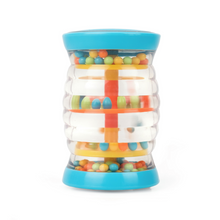 Load image into Gallery viewer, Rainboshaker Rainbow shaker Textured Texture Sound Shaker Sensory Rattle Rainshaker Rainmaker Hand eye coordination hand eye co-ordination Haililit educational Beads