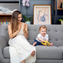 Load image into Gallery viewer, Tambourine Sound Sensory Musical Music Hand eye coordination hand eye co-ordination Haililit educational Creativity Creative Bell