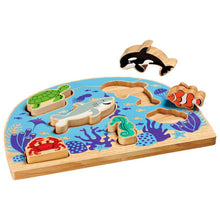 Load image into Gallery viewer, Lanka Kade Sealife Shape Sorter Jigsaw Shape sorter  colours  wooden toys  educational toys pre school toys preschool toys learning through play animals learning toddler toys Good little Egg
