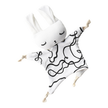 Load image into Gallery viewer, Wee Gallery Cuddle bunny ribbons baby comforter