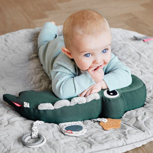 Load image into Gallery viewer, Tummy Time Activity Toy Croco - Green done by deer sensory tummy time
