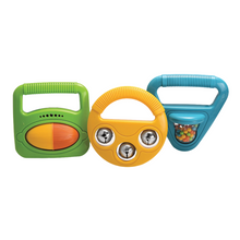 Load image into Gallery viewer, Musical Shapes Gift Set Halilit Sound Shapes Shaker set Sensory Rattle Musical Music Hand eye coordination hand eye co-ordination Haililit educational Creativity Creative Colour Bell