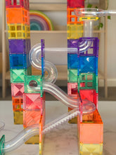 Load image into Gallery viewer, Connetix 92 Piece Ball Run built