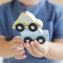 Load image into Gallery viewer, a boy playing with the cars in the little dutch Vehicles Set