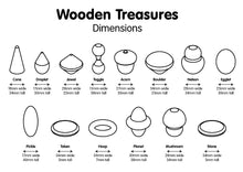 Load image into Gallery viewer, Wooden Treasure Set (pack of 42)