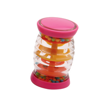 Load image into Gallery viewer, Rainboshaker Rainbow shaker Textured Texture Sound Shaker Sensory Rattle Rainshaker Rainmaker Hand eye coordination hand eye co-ordination Halilit educational Beads