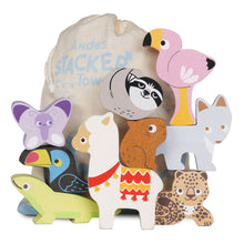 Load image into Gallery viewer, Le Toy Van Andes Stacking Animals and Bag