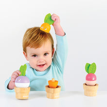 Load image into Gallery viewer, Le Toy Van Stacking Veggies