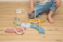 Load image into Gallery viewer, child playing with the Little Dutch Ring Toss Game