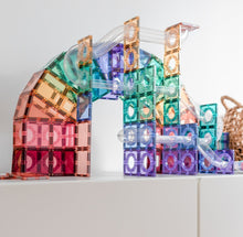 Load image into Gallery viewer, Connetix 106 Piece Pastel Ball Run Pack built