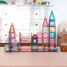 Load image into Gallery viewer, Connetix 106 Piece Pastel Ball Run built