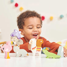 Load image into Gallery viewer, Le Toy Van Andes Stacking Animals and Bag