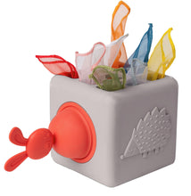Load image into Gallery viewer, Gray cube-shaped toy with colorful components on a white background
