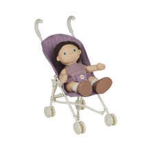 Load image into Gallery viewer,  lavender stroller with doll
