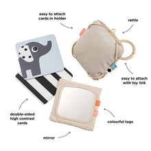 Load image into Gallery viewer, Done by Deer - Deer Friends Baby Contrast Card Holder
